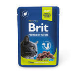 Brit premium cat pouches Lamb for Sterilised 100g