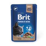 Brit Premium Cat Pouches Liver for Sterilised 100g