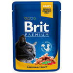 BRIT Premium Cat Salmon & Trout kapsička 100g