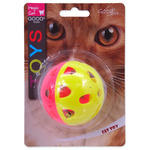 Hračka MAGIC CAT míček neonový jumbo s rolničkou 6 cm 1ks