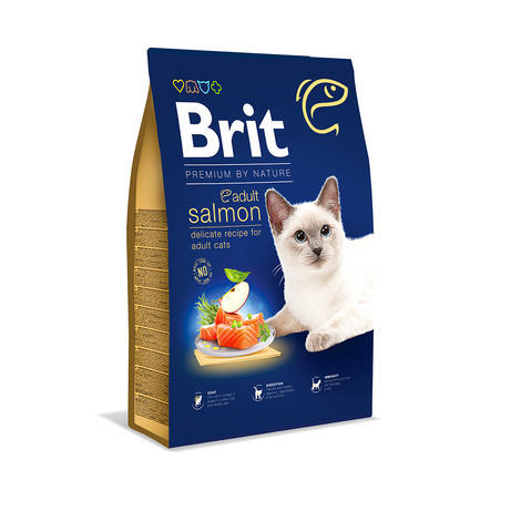 Brit Premium by Nature Cat. Adult Salmon