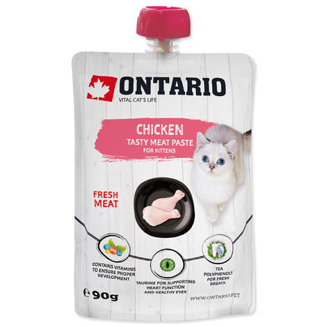 ONTARIO Kitten Chicken Fresh Meat Paste 90g - 1