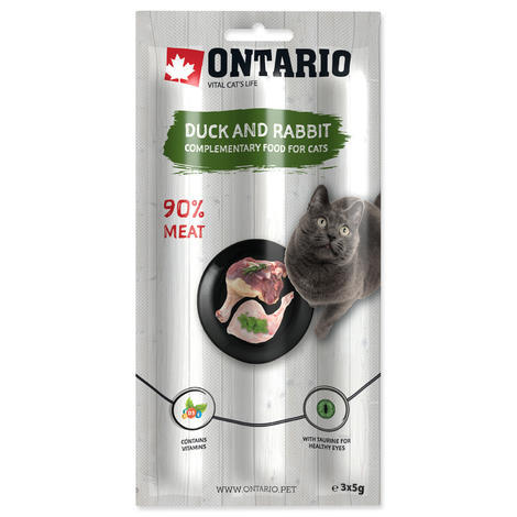 ONTARIO Stick for cats Duck & Rabbit 15g - 1