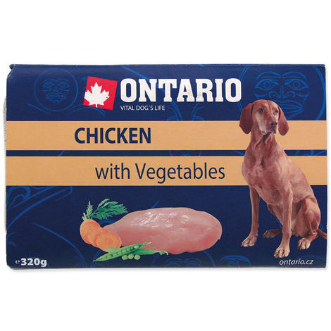 ONTARIO vanička Chicken with vegetable 320g - 1