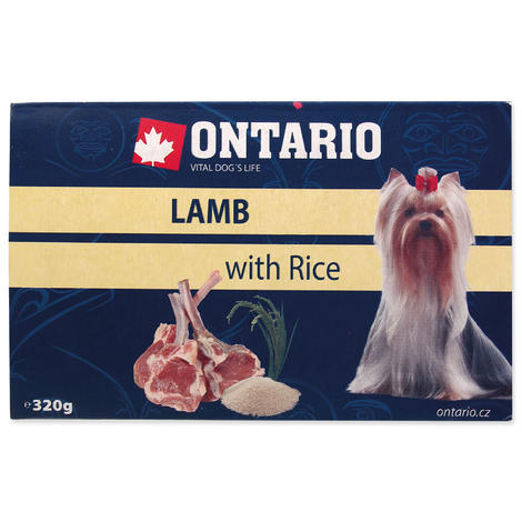 ONTARIO vanička Lamb with rice 320g - 1