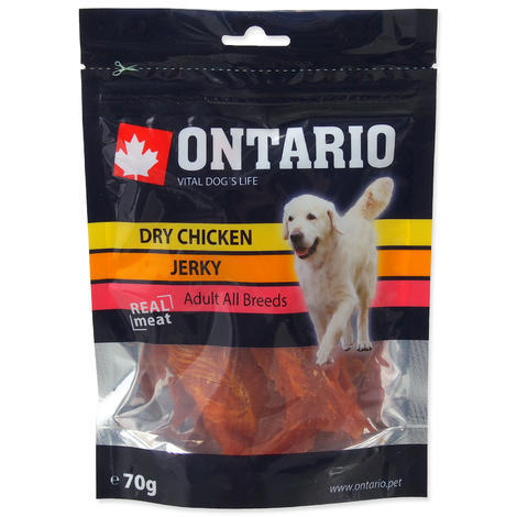 Snack ONTARIO Dog Dry Chicken Jerky 70g - 1