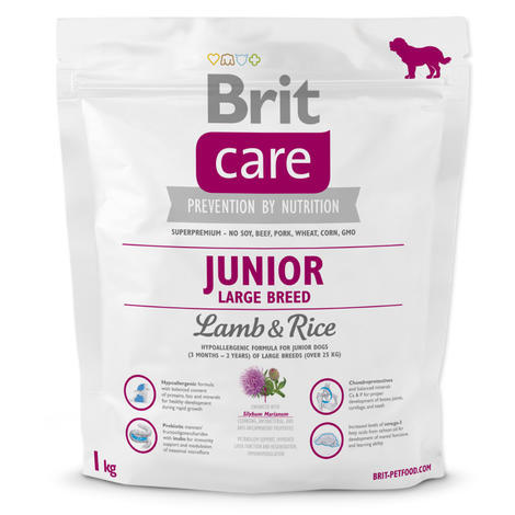 Granule BRIT Care Junior Large Breed Lamb & Rice - 1