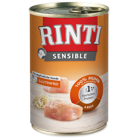 Konzerva RINTI Sensible kuře + rýže 400g
