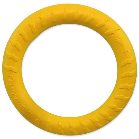 Hračka DOG FANTASY EVA Kruh žlutý 30cm 1 ks